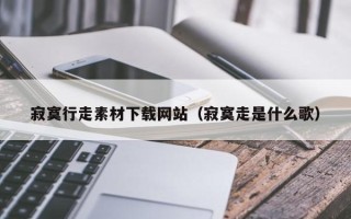 无为寂寞行走素材下载网站（寂寞走是什么歌）